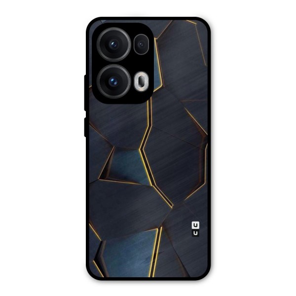 Royal Abstract Metal Back Case for Oppo Reno13 Pro
