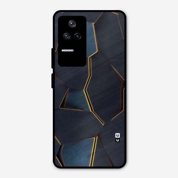 Royal Abstract Metal Back Case for Poco F4 5G