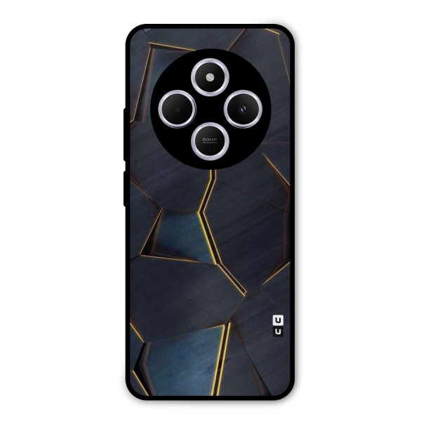 Royal Abstract Metal Back Case for Redmi 14C