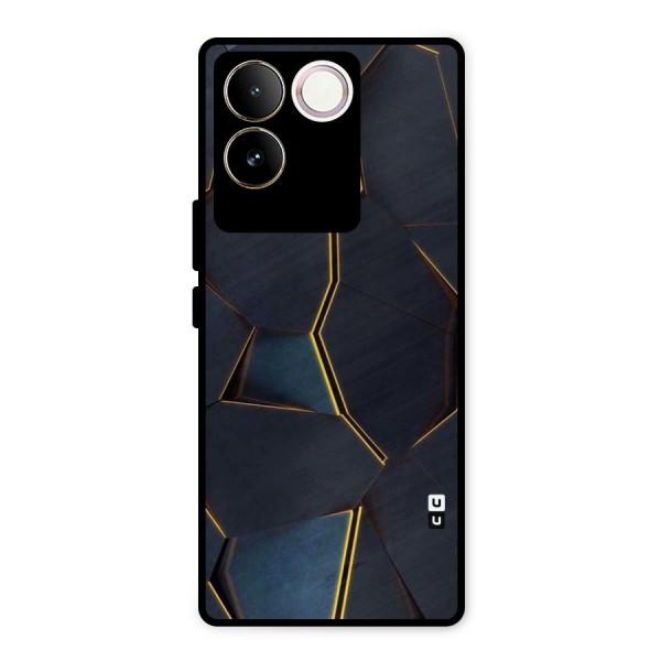 Royal Abstract Metal Back Case for Vivo T2 Pro