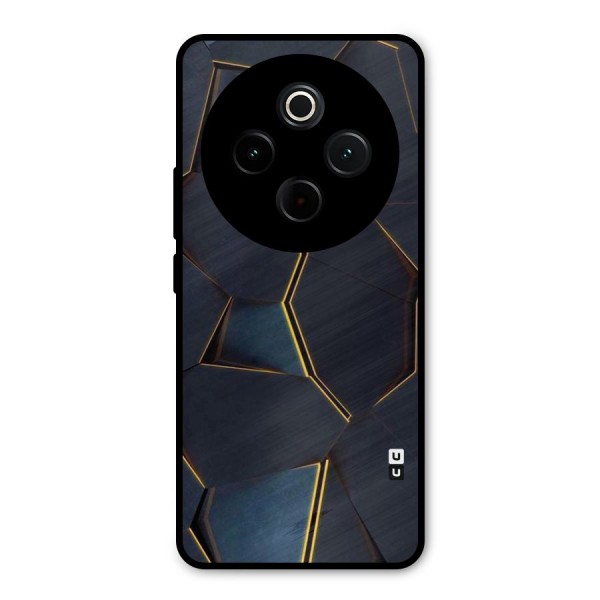Royal Abstract Metal Back Case for Vivo T4
