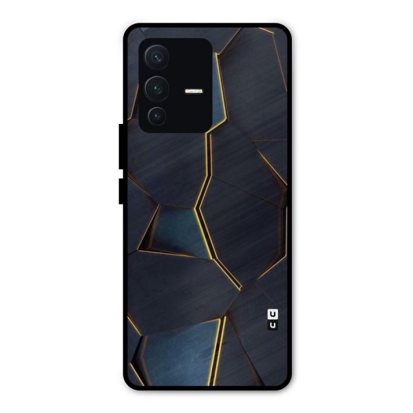 Royal Abstract Metal Back Case for Vivo V23 Pro