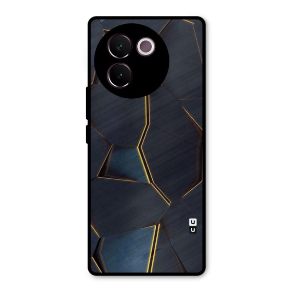 Royal Abstract Metal Back Case for Vivo V30e