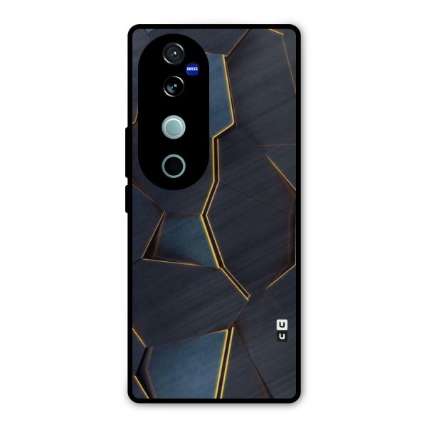 Royal Abstract Metal Back Case for Vivo V40