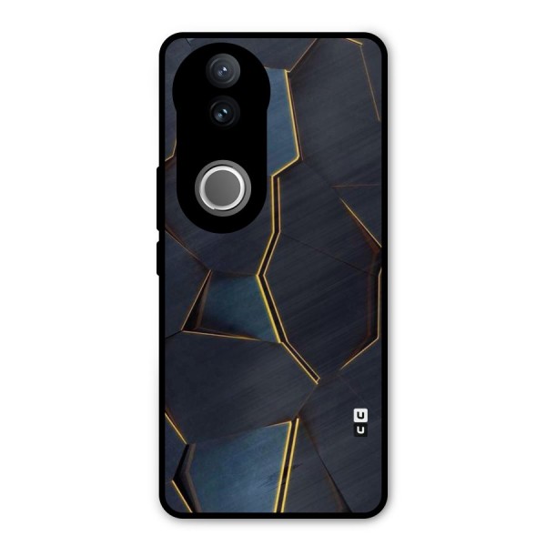Royal Abstract Metal Back Case for Vivo V50e