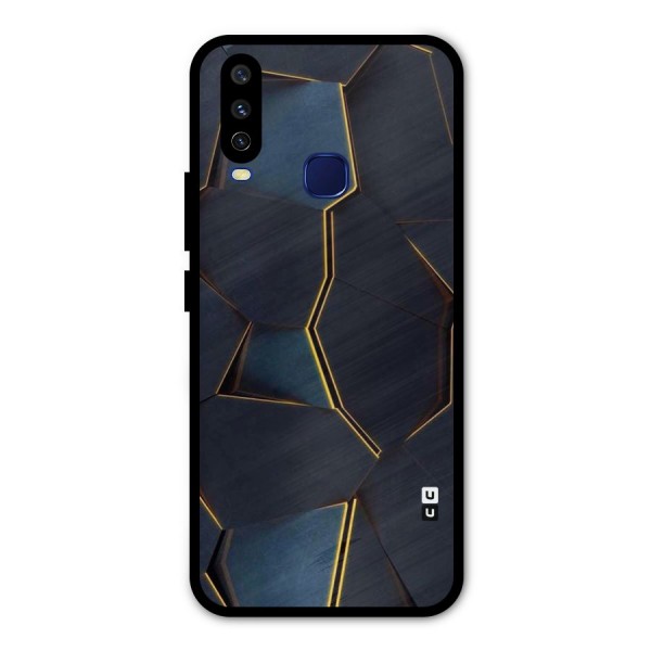 Royal Abstract Metal Back Case for Vivo Y15
