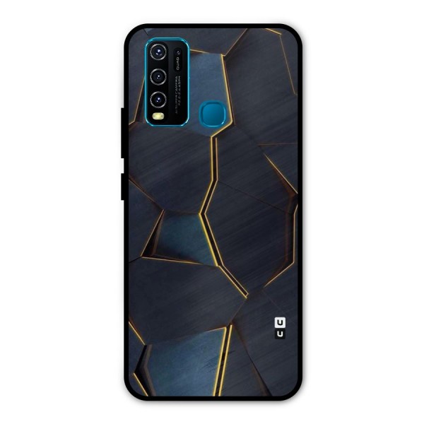 Royal Abstract Metal Back Case for Vivo Y30