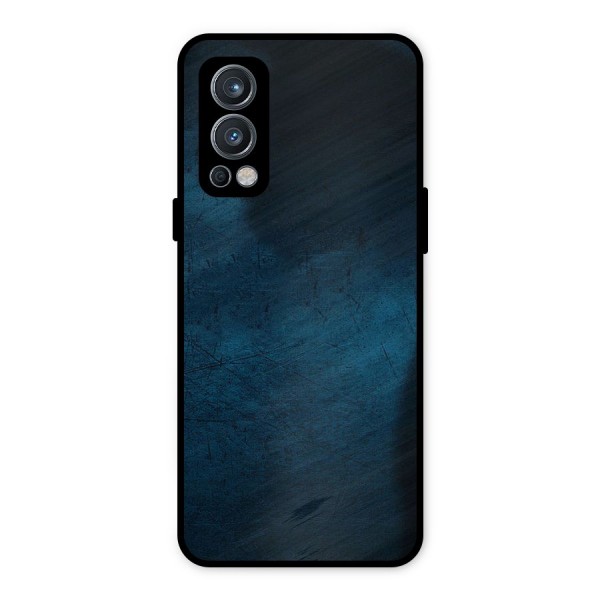 Royal Blue Metal Back Case for OnePlus Nord 2 5G