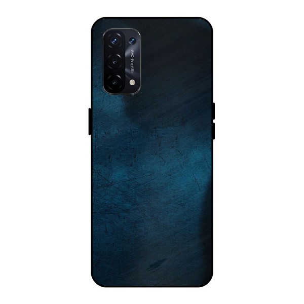 Royal Blue Metal Back Case for Oppo A74 5G