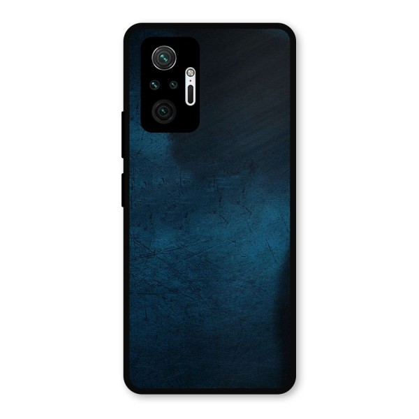 Royal Blue Metal Back Case for Redmi Note 10 Pro