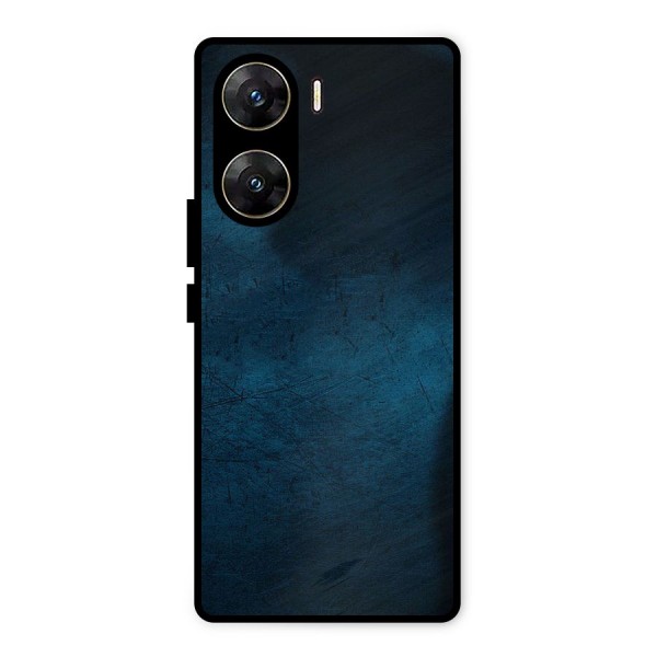 Royal Blue Metal Back Case for Vivo V29e