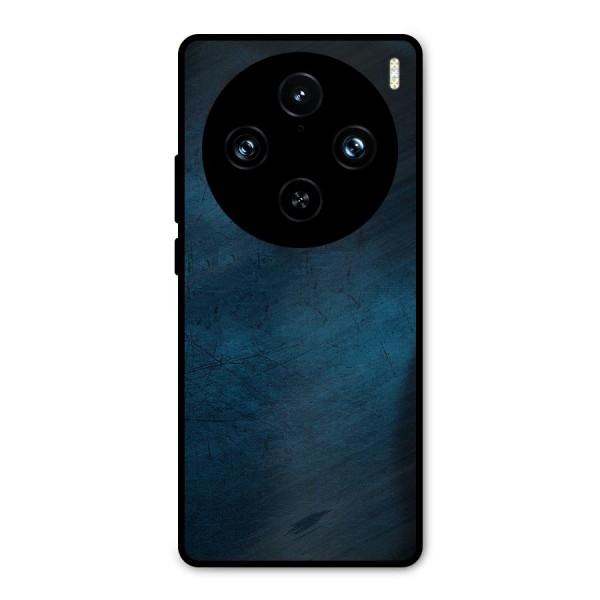 Royal Blue Metal Back Case for Vivo X100 Pro