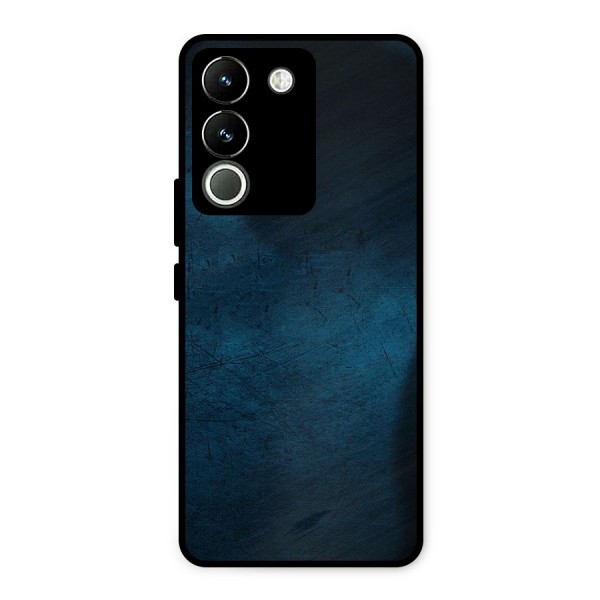Royal Blue Metal Back Case for Vivo Y200