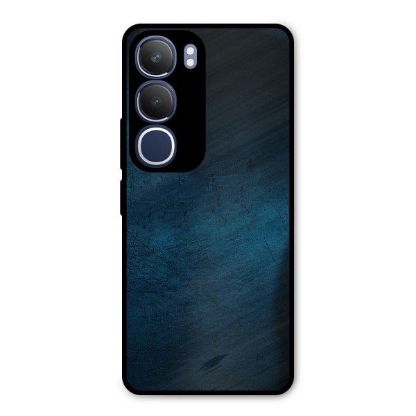 Royal Blue Metal Back Case for Vivo Y29