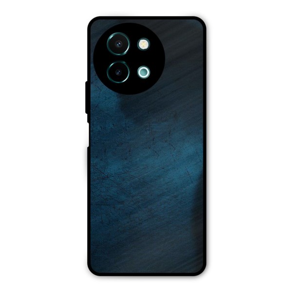 Royal Blue Metal Back Case for Vivo Y58