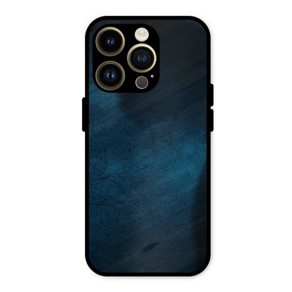 Royal Blue Metal Back Case for iPhone 14 Pro