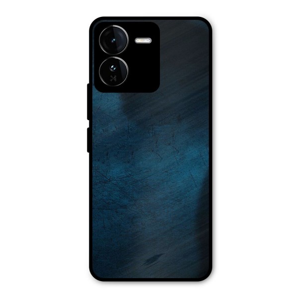 Royal Blue Metal Back Case for iQOO Z9