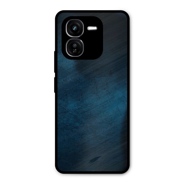 Royal Blue Metal Back Case for iQOO Z9x