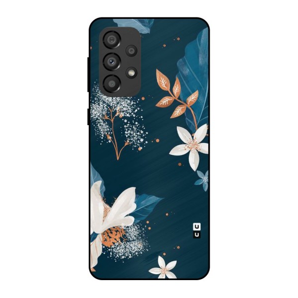Royal Floral Metal Back Case for Galaxy A33 5G