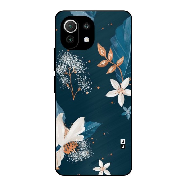 Royal Floral Metal Back Case for Mi 11 Lite