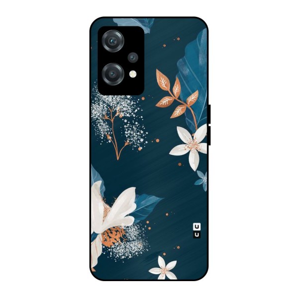 Royal Floral Metal Back Case for OnePlus Nord CE 2 Lite 5G