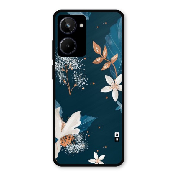 Royal Floral Metal Back Case for Realme 10