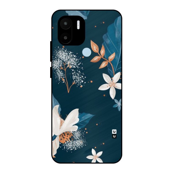 Royal Floral Metal Back Case for Redmi A1+