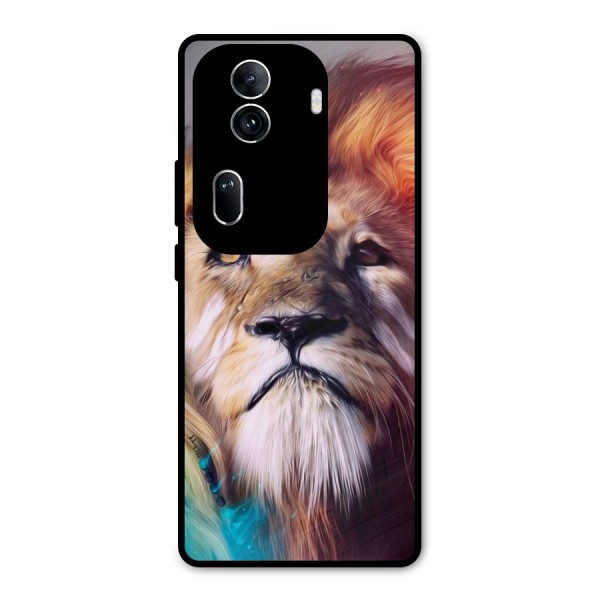 Royal Lion Metal Back Case for Oppo Reno11 Pro 5G
