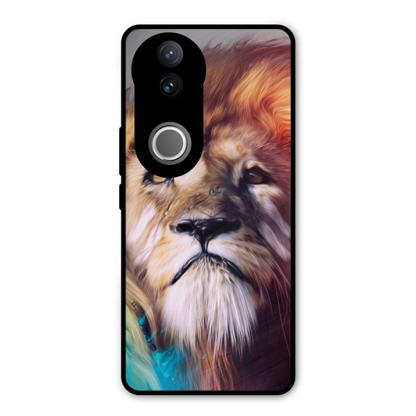 Royal Lion Metal Back Case for Vivo V50e