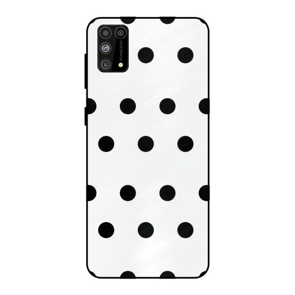 Royal Polka Dots Metal Back Case for Galaxy F41