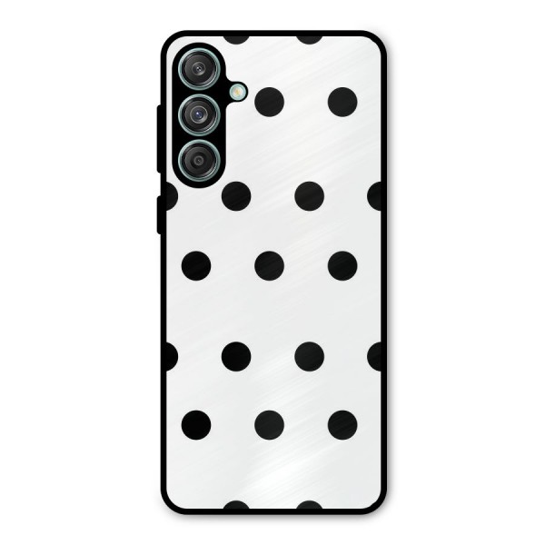 Royal Polka Dots Metal Back Case for Galaxy M55 5G