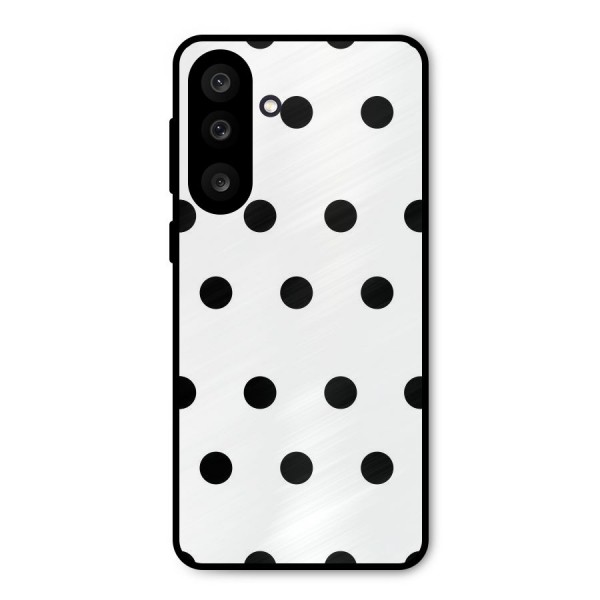 Royal Polka Dots Metal Back Case for Galaxy M56