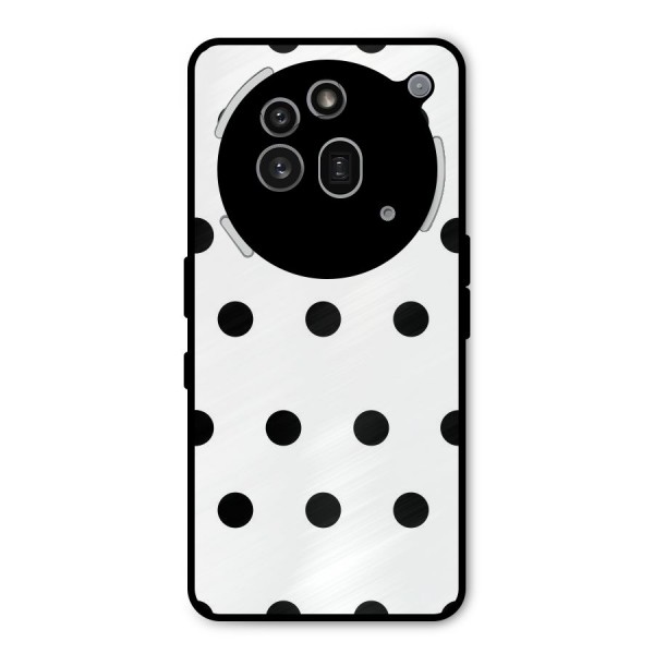 Royal Polka Dots Metal Back Case for Nothing Phone 3a Pro