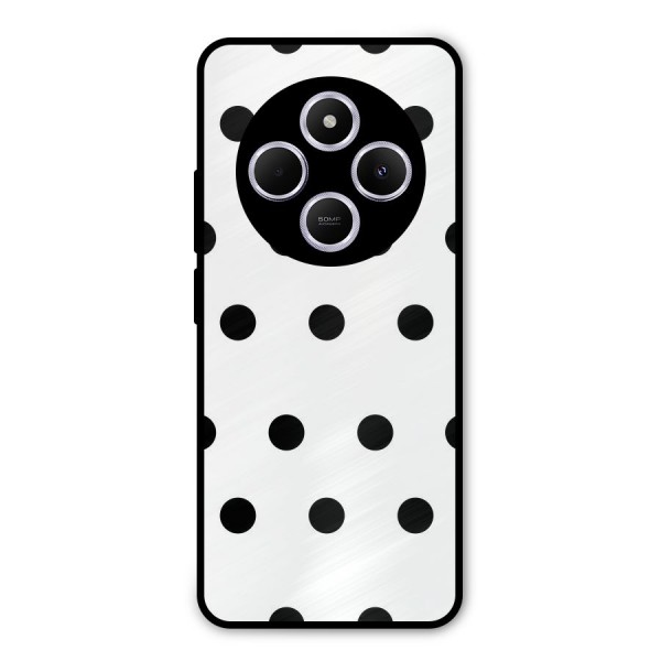 Royal Polka Dots Metal Back Case for Poco C75 5G