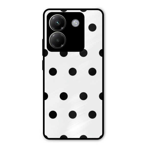 Royal Polka Dots Metal Back Case for Poco M7 Pro 5G