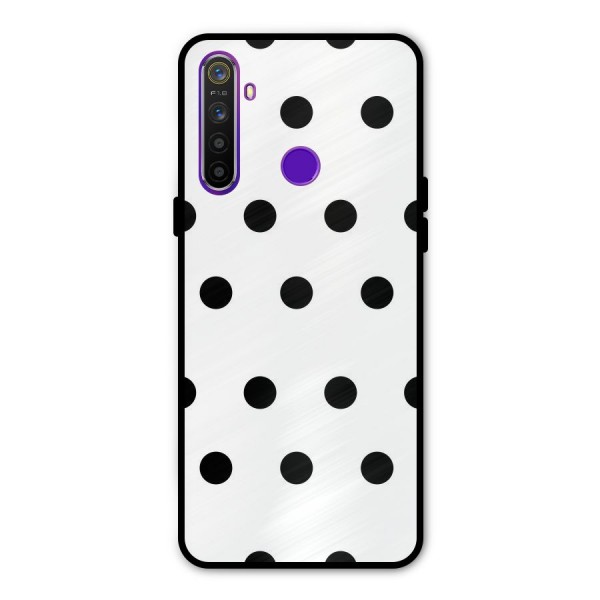 Royal Polka Dots Metal Back Case for Realme Narzo 10