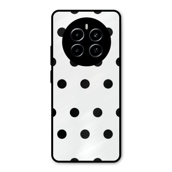 Royal Polka Dots Metal Back Case for Realme P1