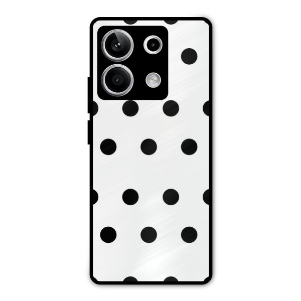 Royal Polka Dots Metal Back Case for Redmi Note 13 5G