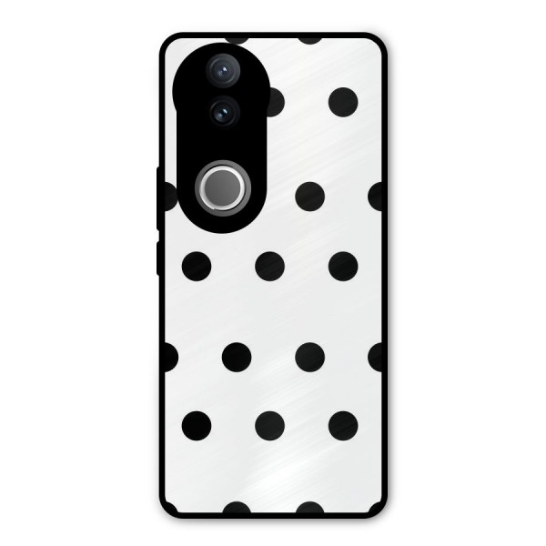 Royal Polka Dots Metal Back Case for Vivo V50e