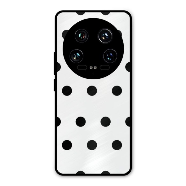 Royal Polka Dots Metal Back Case for Xiaomi 14 Ultra