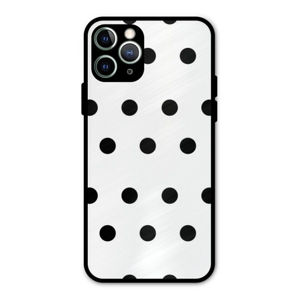 Royal Polka Dots Metal Back Case for iPhone 11 Pro Max