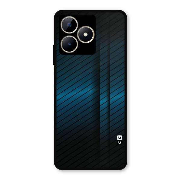 Royal Shade Blue Metal Back Case for Realme C53
