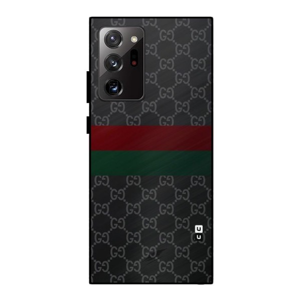 Royal Stripes Design Metal Back Case for Galaxy Note 20 Ultra