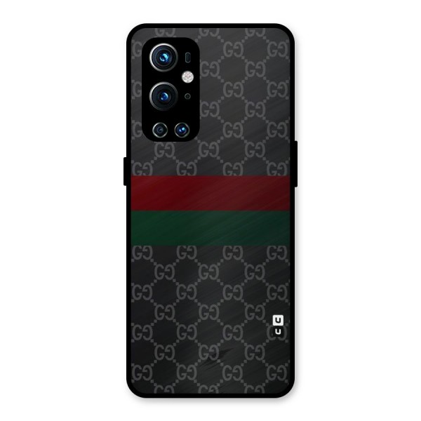 Royal Stripes Design Metal Back Case for OnePlus 9 Pro