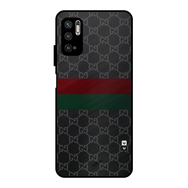 Royal Stripes Design Metal Back Case for Poco M3 Pro 5G