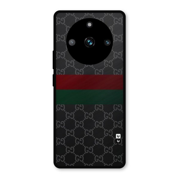 Royal Stripes Design Metal Back Case for Realme 11 Pro Plus