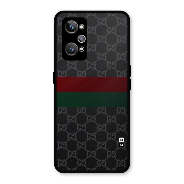 Royal Stripes Design Metal Back Case for Realme GT Neo2