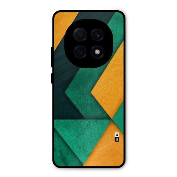 Rugged Abstract Stripes Metal Back Case for Oppo F29 Pro