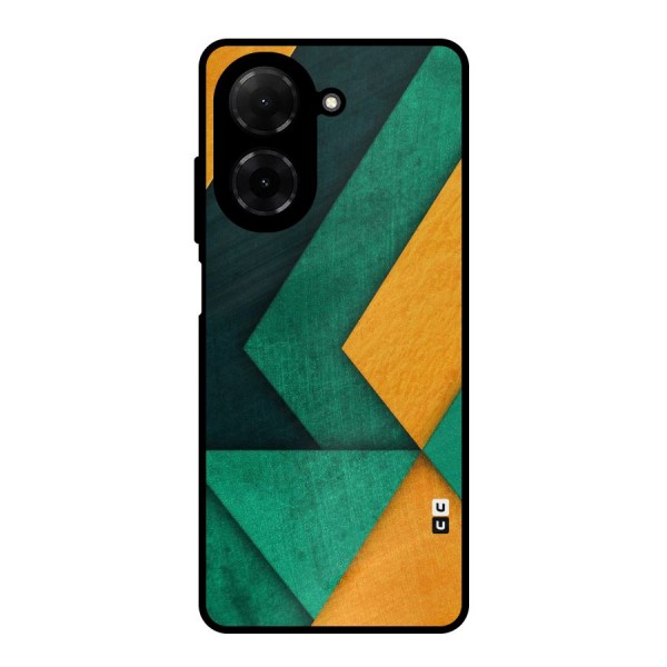 Rugged Abstract Stripes Metal Back Case for Poco C71