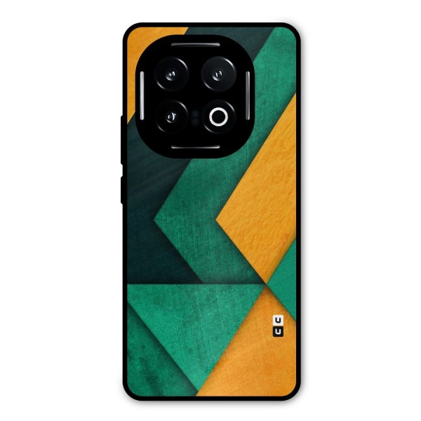Rugged Abstract Stripes Metal Back Case for iQOO 13
